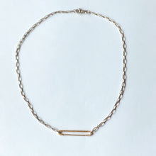 Load image into Gallery viewer, Edwardian Pin Medium Belcher Chain Necklace - 14k Gold
