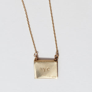 Love Letter to New York Necklace
