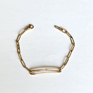 Edwardian Pin Belcher Chain Bracelet