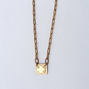 Letter Tag Necklace