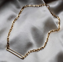 Load image into Gallery viewer, Edwardian Pin Heavy Belcher Chain Necklace